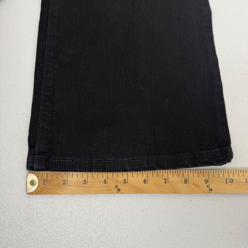 Vtg Levis 515 Bootcut Jeans Womens 16M‎ Black Mid Rise Stretch Denim 515-0215 - Picture 6 of 12